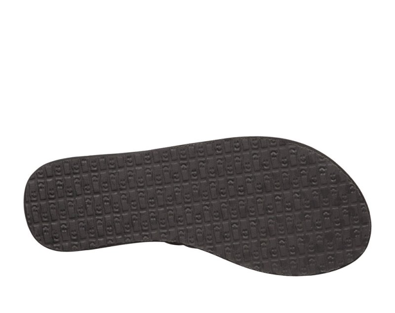 Sanuk Yoga Salty Women's Flip Flops Black | Canada 41BEX